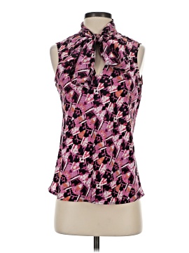 Black Label By Evan Picone Sleeveless Blouse