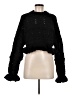 Zara Tweed Black Pullover Sweater Size M - photo 1