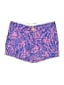 Lilly Pulitzer 100% Cotton Print Blue Khaki Shorts Size 00 - photo 1