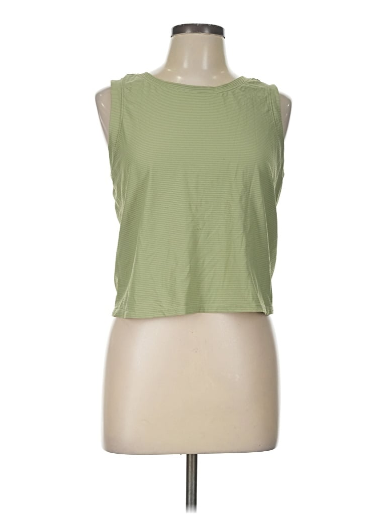 Pre-owned Calia Sleeveless T-shirt In Green