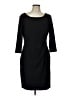 Calvin Klein Solid Black Cocktail Dress Size 12 - photo 1