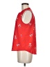 Charter Club 100% Polyester Red Sleeveless Blouse Size M (petite) - photo 5