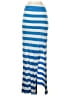 Threads 4 Thought Stripes Blue Casual Skirt Size S - photo 2