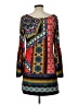 Cezanne Print Red Casual Dress Size L - photo 2