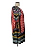 Cezanne Print Red Casual Dress Size L - photo 4