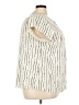 Fun2Fun Stripes Ivory Short Sleeve Blouse Size 2X - photo 4