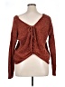 Love By Design 100% Polyester Brown Long Sleeve Top Size XL - photo 2