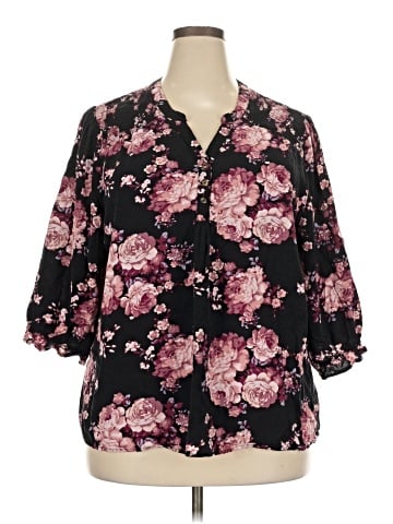 Angels 3/4 Sleeve Blouse (view 1)