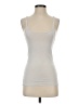 Hi-Line Silver Sleeveless Top Size S - photo 1