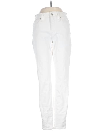 Madewell 9" High-Rise Skinny Jeans in Pure White (view 1)