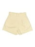 Tadashi Solid Yellow Tan Shorts Size 26 waist - photo 1