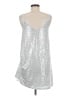 Unbranded Metallic Silver Cocktail Dress Size M - photo 2
