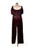 ELOQUII Elements Solid Burgundy Jumpsuit Size 20 - photo 2