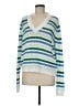 CAbi Stripes Blue White Pullover Sweater Size M - photo 1