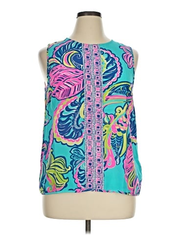 Lilly Pulitzer Sleeveless Silk Top (view 1)