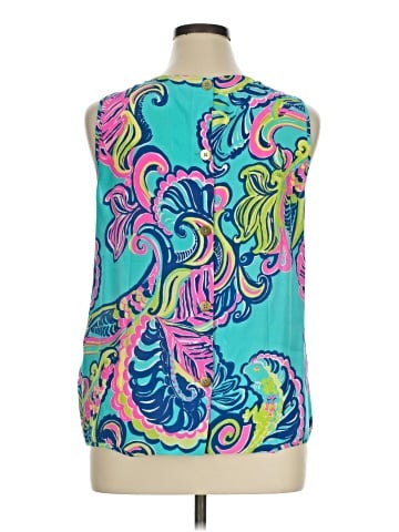 Lilly Pulitzer Sleeveless Silk Top (view 2)