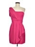 BCBGMAXAZRIA 100% Polyester Solid Pink Cocktail Dress Size 8 - photo 1