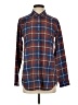 Toad & Co Plaid Blue Long Sleeve Button-Down Shirt Size S - photo 1