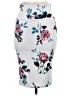 Silhouette nyc Floral White Casual Skirt Size M - photo 1