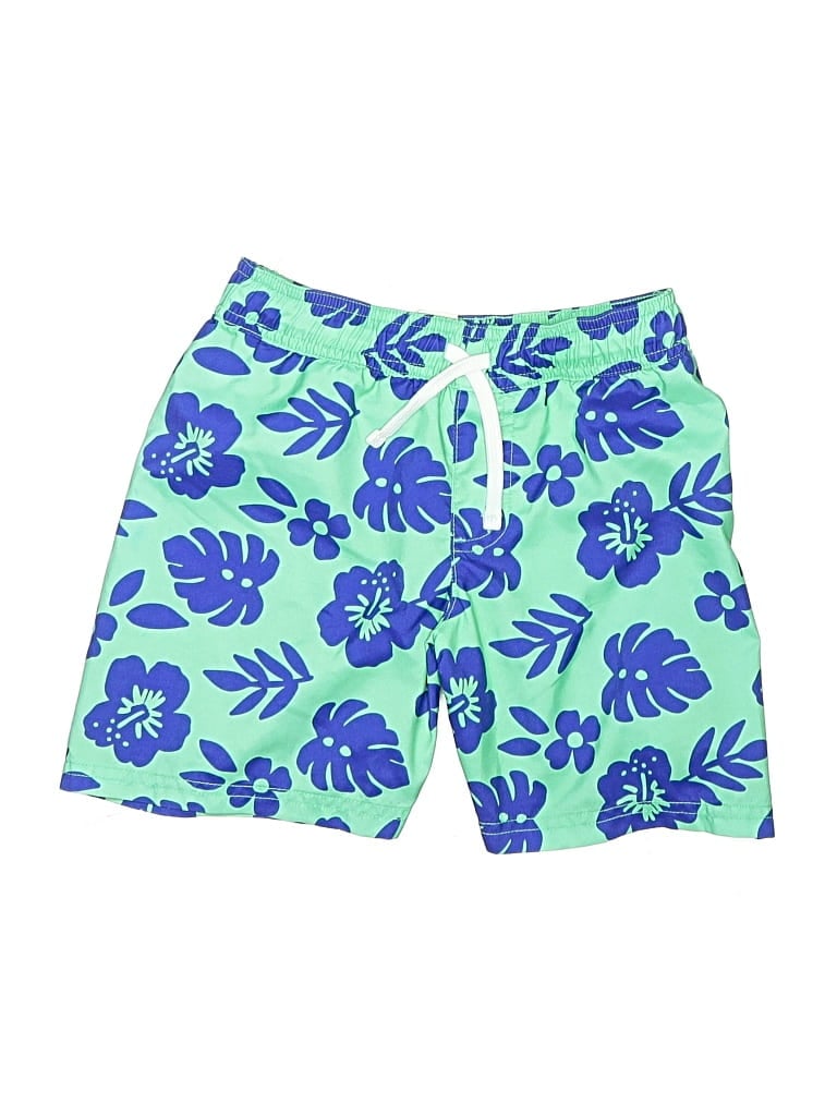 Pre-owned Cat & Jack Kids' Board Shorts In Blue