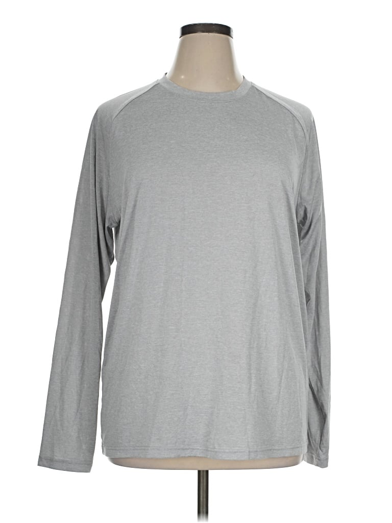 Pre-owned Unbranded Long Sleeve T-shirt In Gray