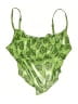 Shein Print Green Swimsuit Top Size M - photo 1