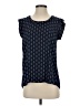 Pleione 100% Polyester Blue Short Sleeve Blouse Size S - photo 1
