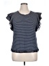 Style&Co Blue Short Sleeve Top Size XL - photo 1