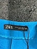 Zara Solid Blue Shorts Size XL - photo 3