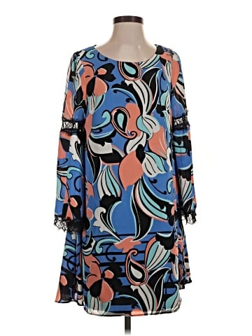 Kaari Blue Casual Dress (view 1)