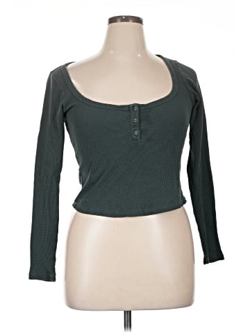 SKIMS Long Sleeve Henley (view 1)