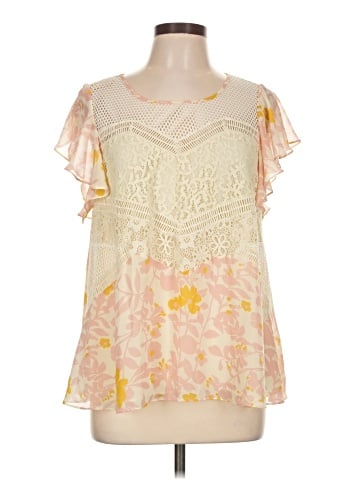 HD in Paris Short Sleeve Blouse (view 1)