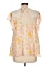 HD in Paris 100% Polyester Ivory Short Sleeve Blouse Size 12 - photo 2