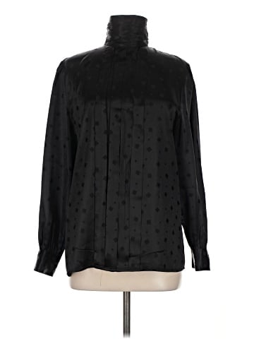Saks Fifth Avenue Long Sleeve Silk Top (view 1)