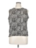 Notations 100% Polyester Gray Sleeveless Blouse Size XL - photo 1