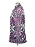 Tory Burch 100% Silk Purple Long Sleeve Silk Top Size 14 - photo 5