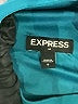 Express Outlet 100% Polyester Solid Teal Cocktail Dress Size 6 - photo 7
