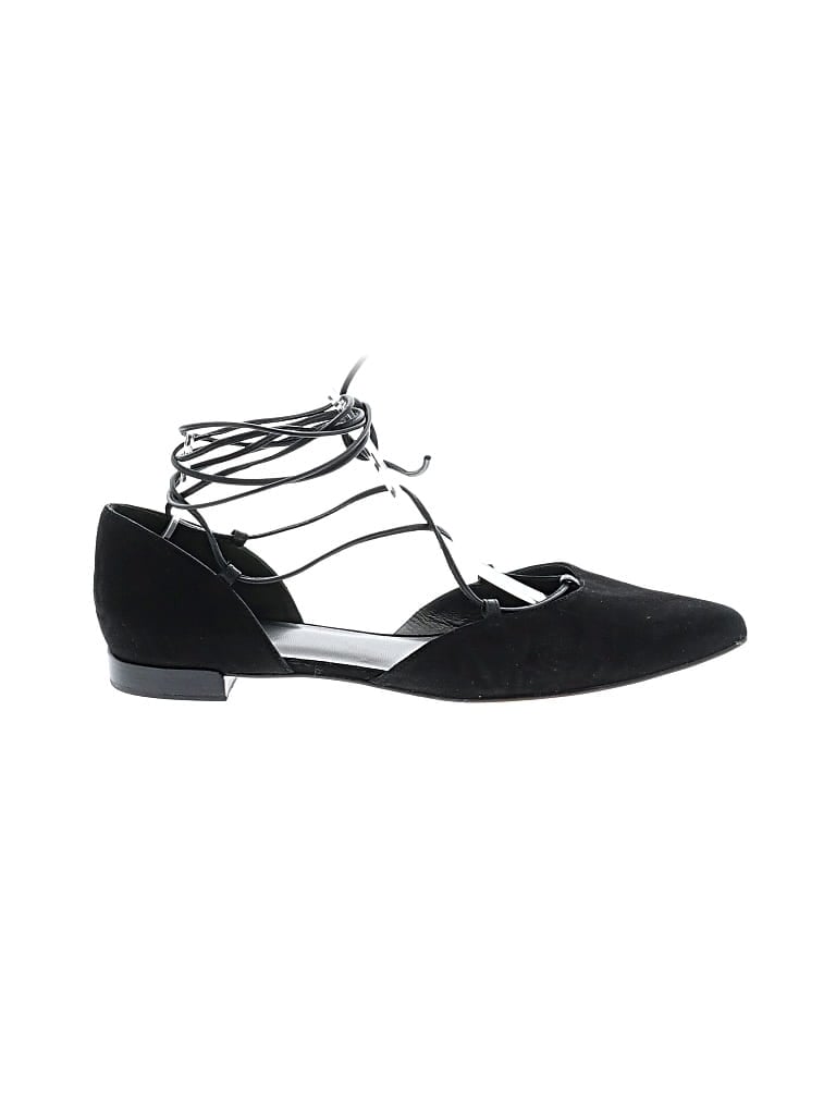 Pre-owned Stuart Weitzman Flats In Black