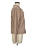 Chenault Tweed Tan Long Sleeve Blouse Size M - photo 4