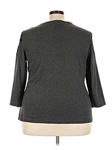 Karen Scott 3/4 Sleeve T-Shirt (view 2)