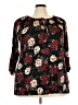 Lularoe Black 3/4 Sleeve Blouse Size 24 - 26 - photo 1