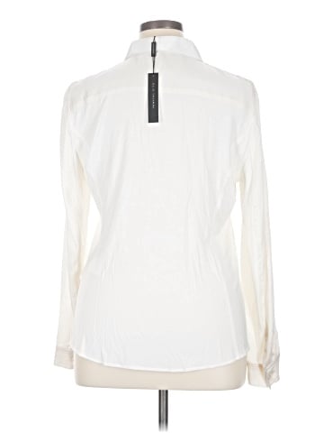 Elie Tahari Long Sleeve Silk Top (view 2)