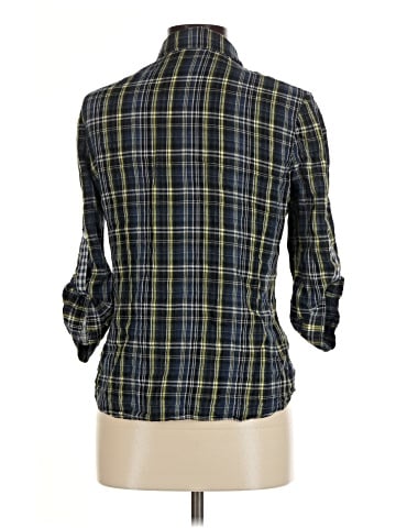 Moda International 3/4 Sleeve Button-Down Shirt (view 2)