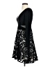 X by Xscape Graphic Black Cocktail Dress Size 4 - photo 5