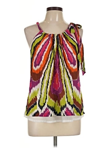 Trina Turk Sleeveless Silk Top (view 1)