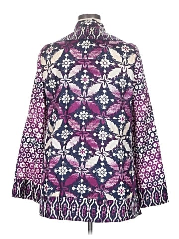 Tory Burch Long Sleeve Silk Top (view 2)