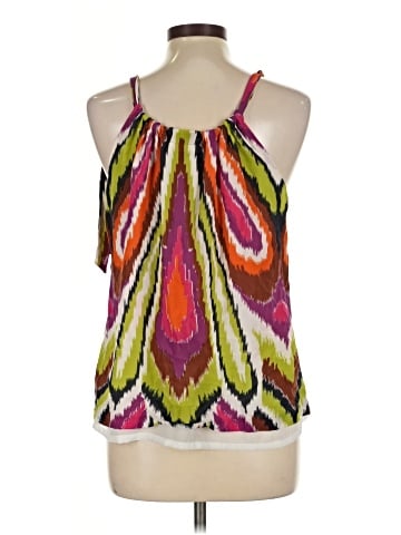 Trina Turk Sleeveless Silk Top (view 2)
