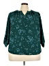 41Hawthorn Teal 3/4 Sleeve Blouse Size 2X - photo 1