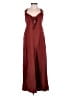 Express Solid Burgundy Brown Jumpsuit Size XS - photo 1