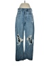 AGOLDE 100% Cotton Hearts Blue Jeans Size 27 waist - photo 1